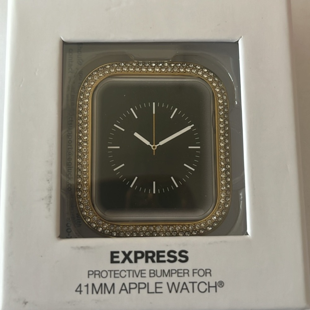 Express Gold Apple Watch Bumper with Sparkling Accents